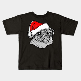 Happy pugmas Pug Owner Kids T-Shirt